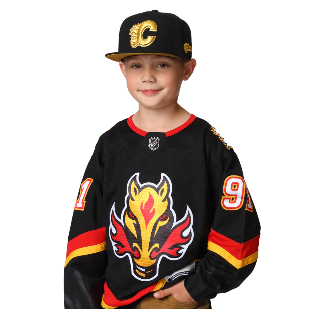 Kids best sale flames jersey