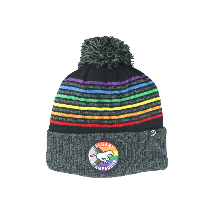 Stamps Inclusion Pride Stripe Pom Knit