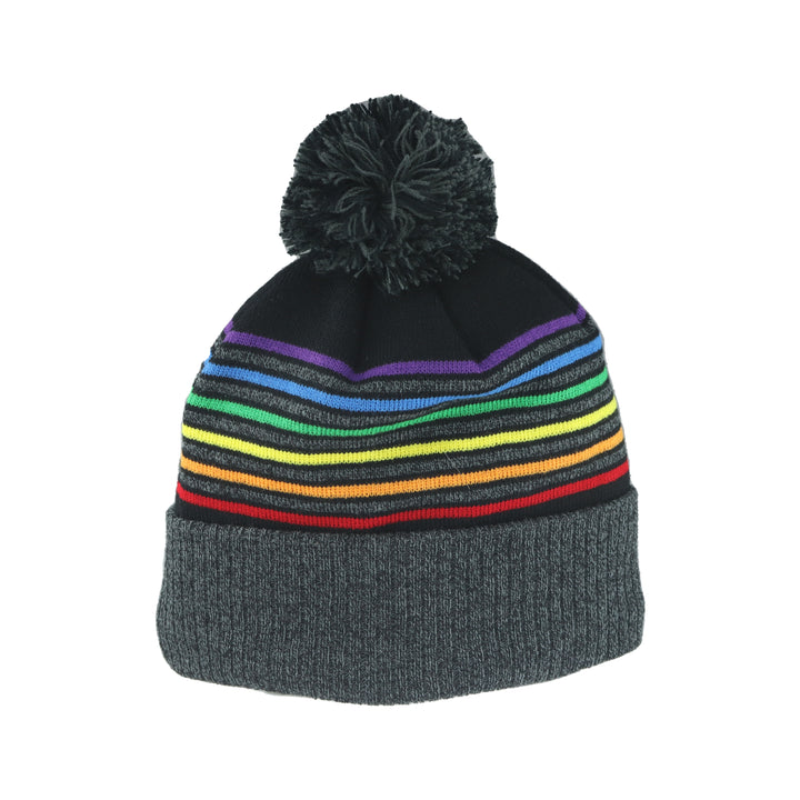 Hitmen Inclusion Pride Stripe Pom Knit