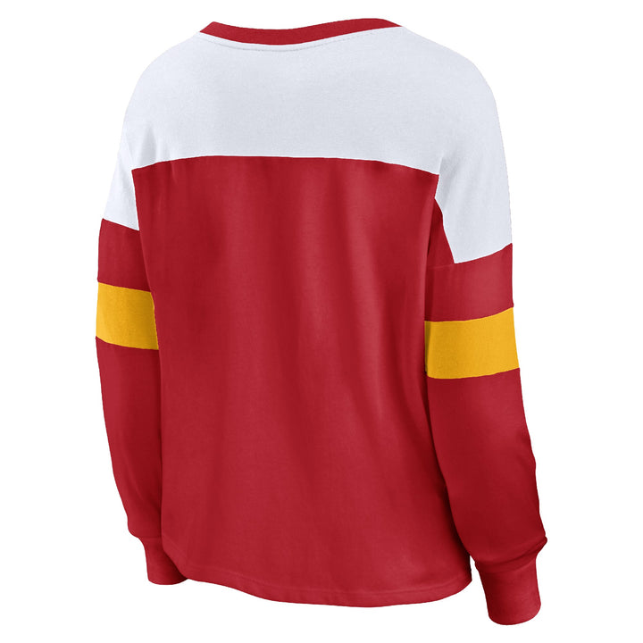 Flames Fanatics Ladies Lacer Fashion Longsleeve