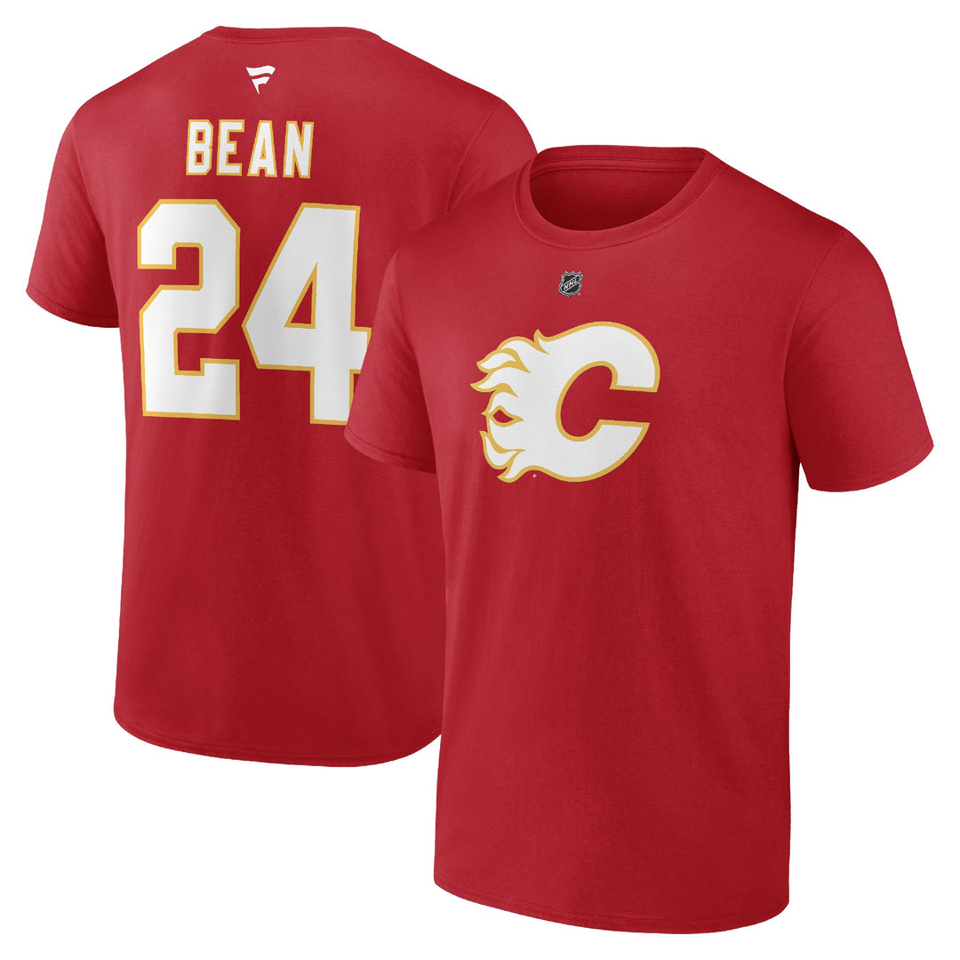 Flames Fanatics Retro Bean Player T-Shirt