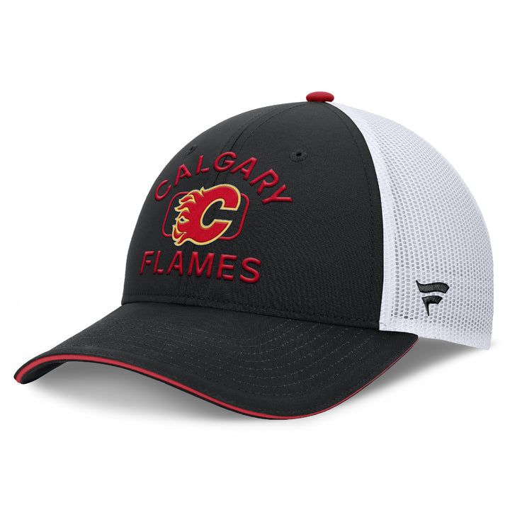 Flames Fanatics AP24 Black Rink 5 Adj Cap