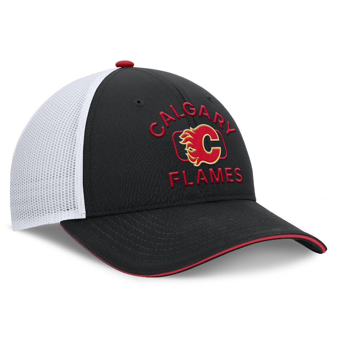 Flames Fanatics AP24 Black Rink 5 Adj Cap