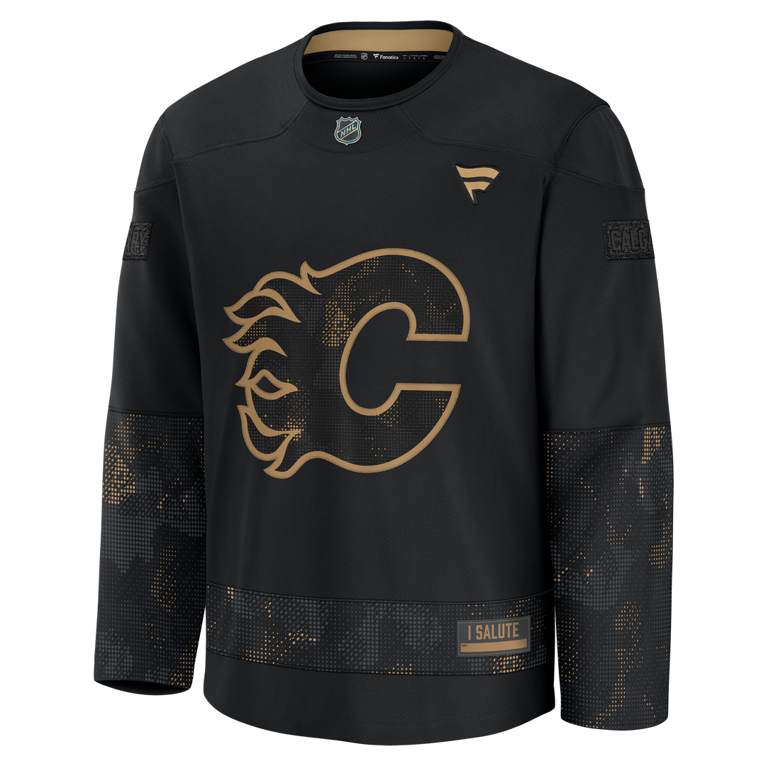 Flames Fanatics Military Appreciation Practice Jersey