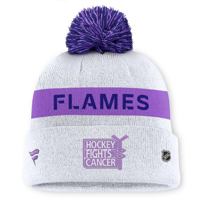 Flames Fanatics AP Hockey Fights Cancer Beanie