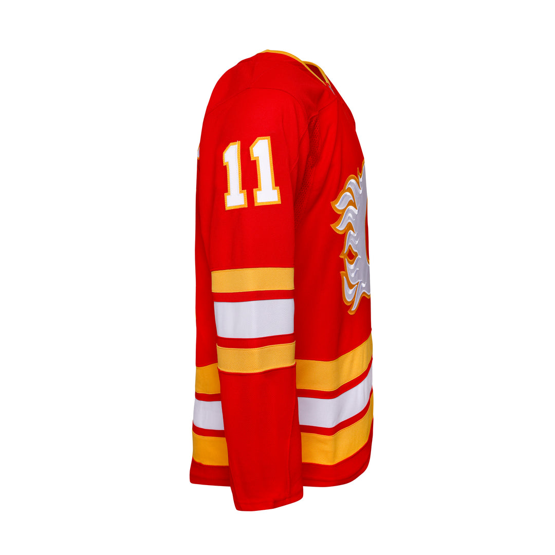 Flames Fanatics Backlund Home Jersey