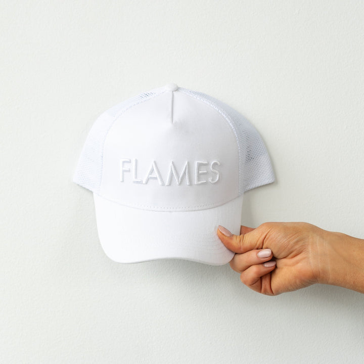 Flames Ladies Line Change Team Trucker Cap