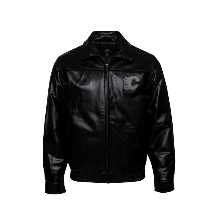 Flames Dynasty Leather Jacket