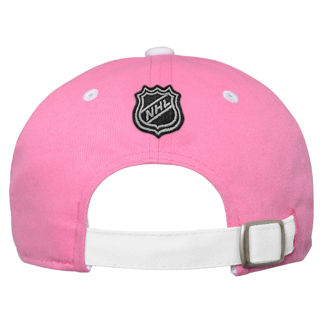 Flames Youth Girls Pink Adj Cap