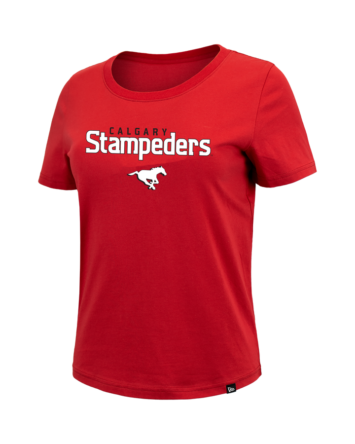 Stamps NE Ladies Basic Red T-Shirt