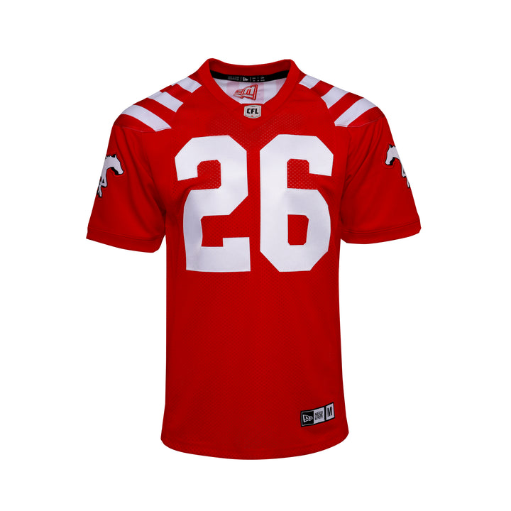 Stamps NE Mills Home Striped Jersey