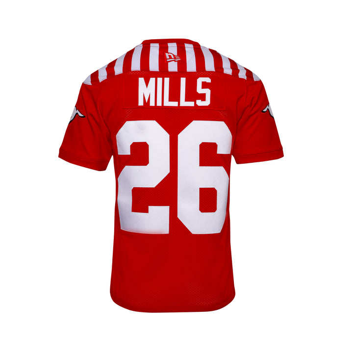 Stamps NE Mills Home Striped Jersey