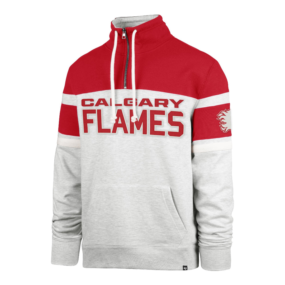 Flames '47 Double Header 1/4 Zip Fleece