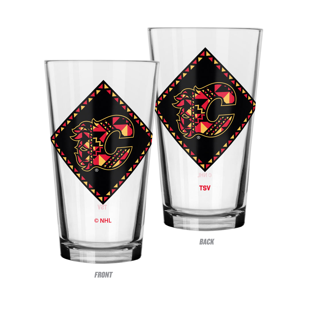 Flames 24-25 Black History Mixing Glass