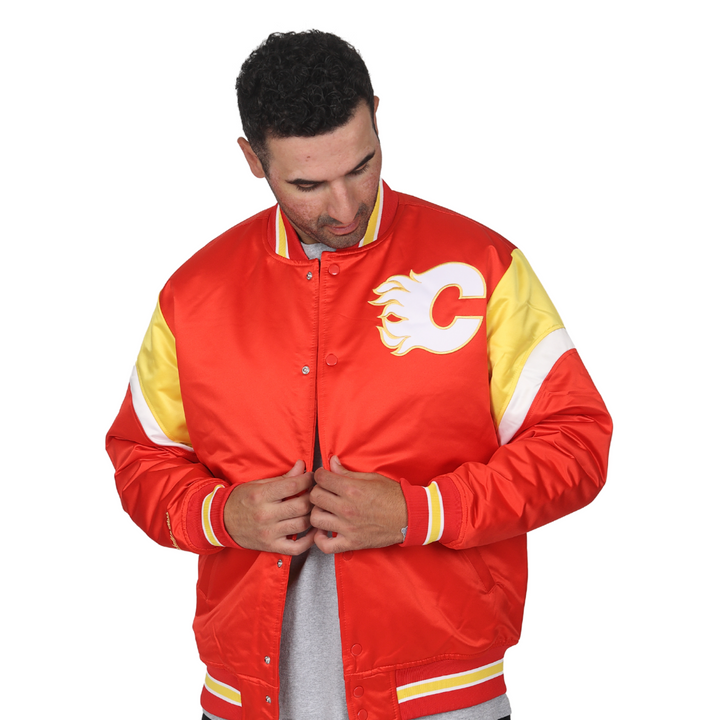 Flames M&N Heavy Satin Jacket