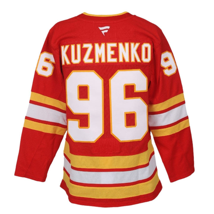 Flames Fanatics Kuzmenko Home Jersey