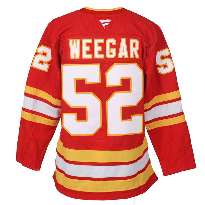 Flames Fanatics Weegar Home Jersey