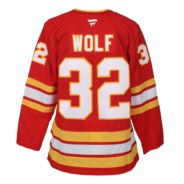 Flames Fanatics Wolf Home Jersey