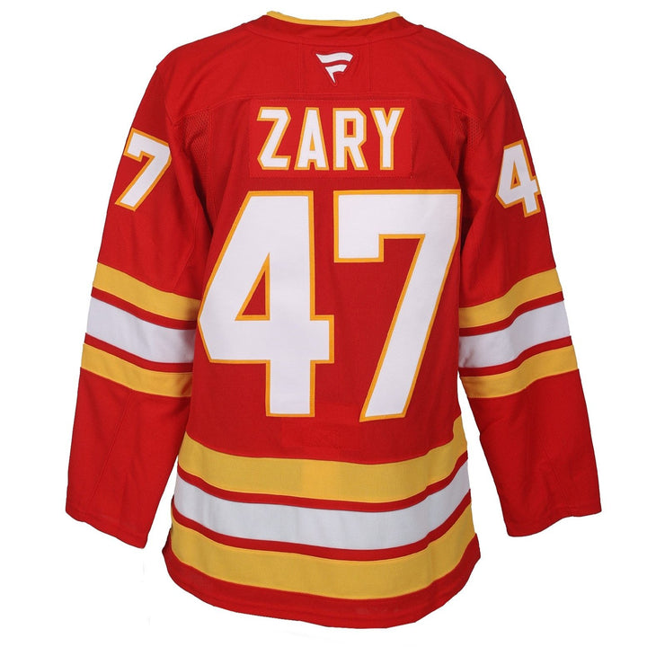 Flames Fanatics Zary Home Jersey