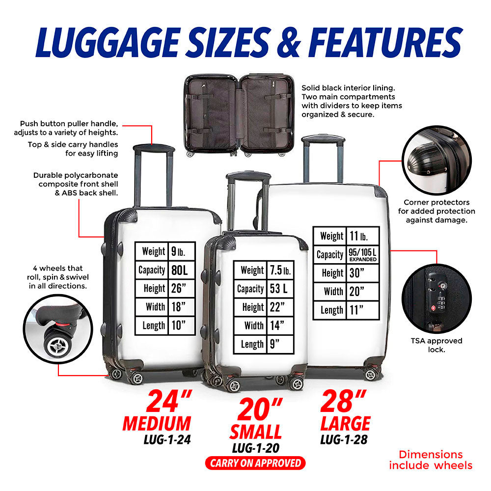 Stamps Home Game Luggage