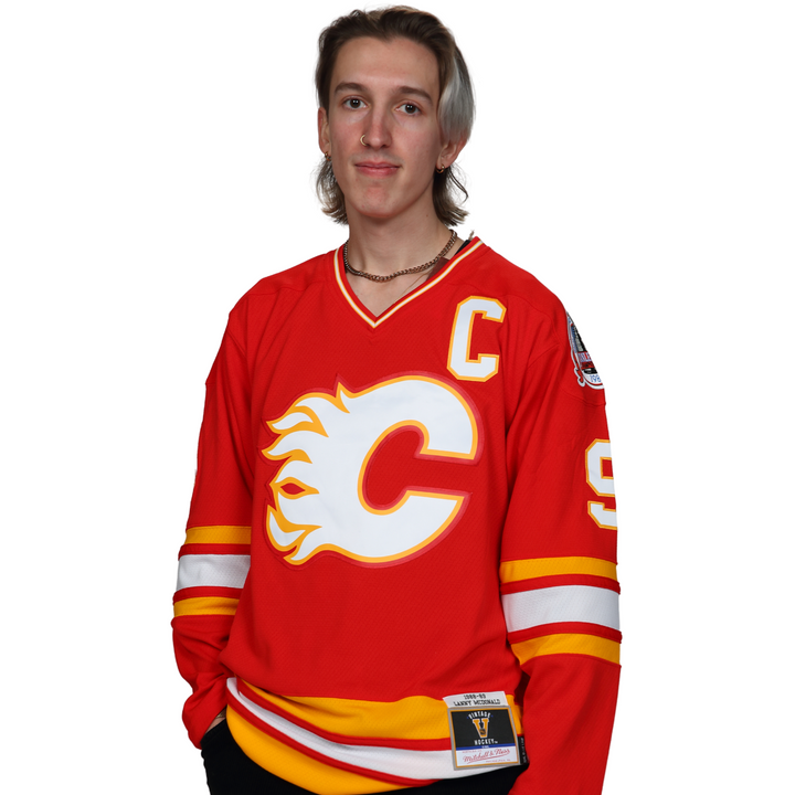 Flames M&N 88-89 McDonald Jersey