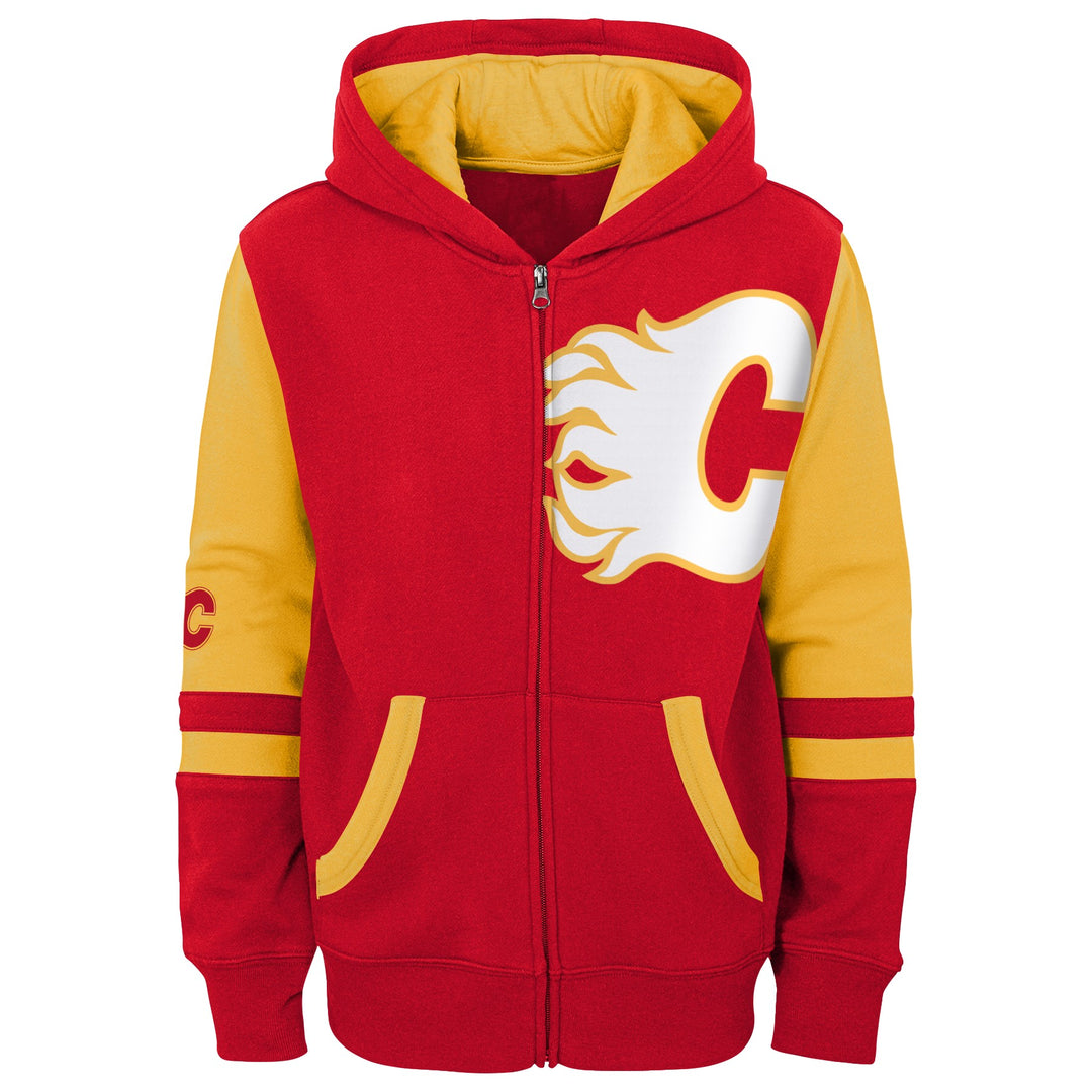 Outerstuff Youth Calgary Flames NHL Prime Basic Hoodie