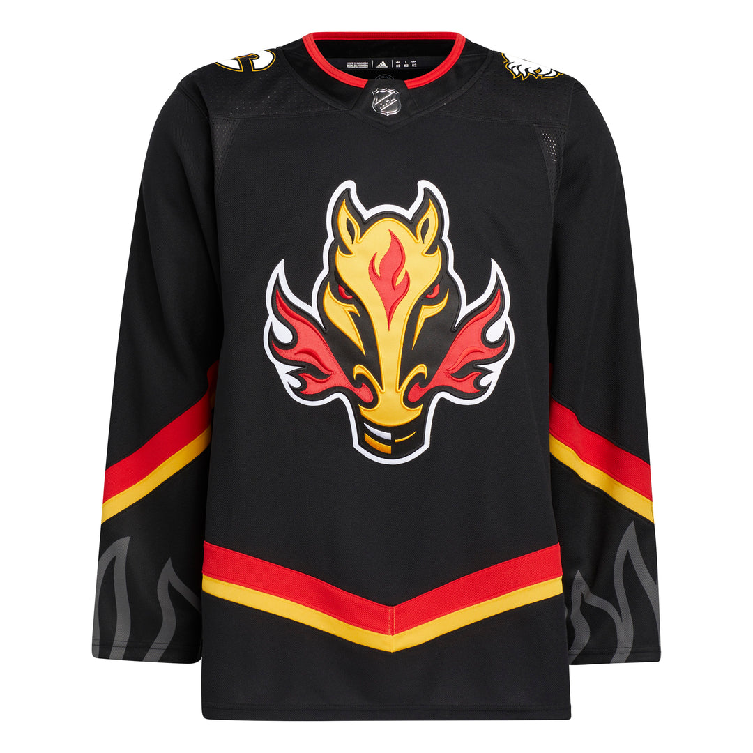Elias Lindholm Calgary Flames Adidas Primegreen Authentic NHL Hockey Jersey - Home / L/52